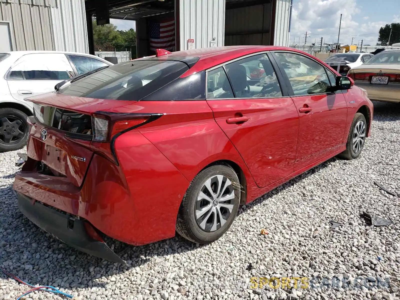 4 Photograph of a damaged car JTDL9RFU9K3010206 TOYOTA PRIUS 2019