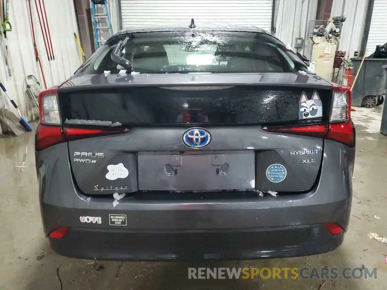 6 Photograph of a damaged car JTDL9RFU9K3011257 TOYOTA PRIUS 2019