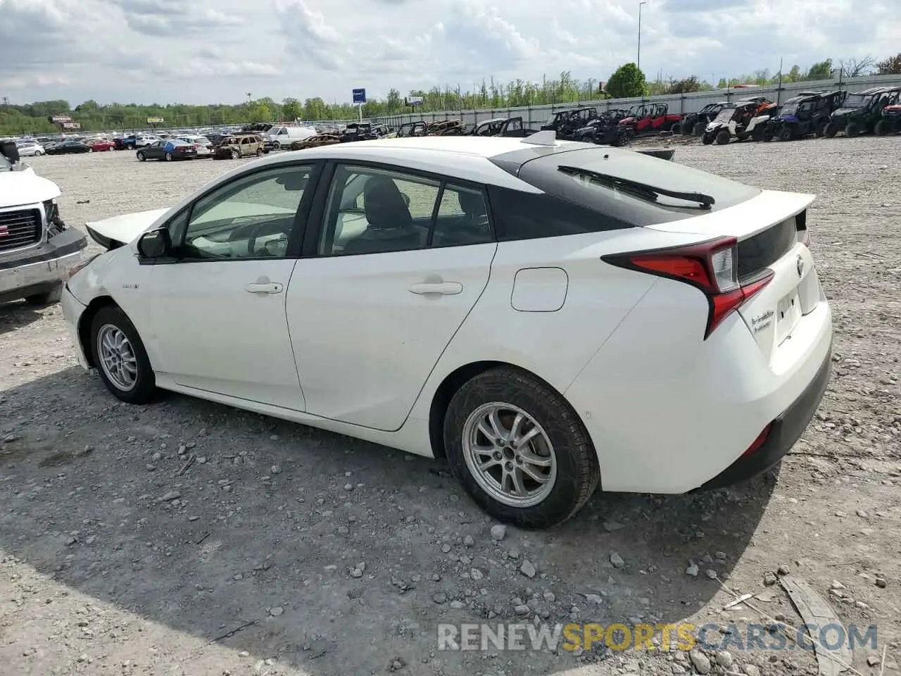 2 Photograph of a damaged car JTDL9RFUXK3004950 TOYOTA PRIUS 2019