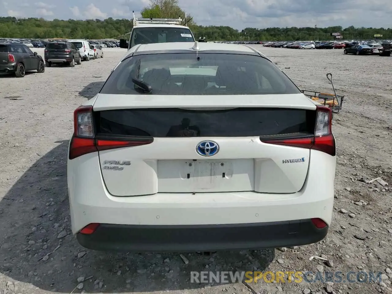 6 Photograph of a damaged car JTDL9RFUXK3004950 TOYOTA PRIUS 2019