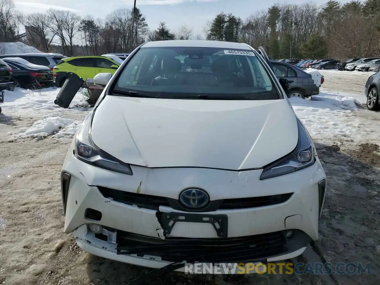 5 Photograph of a damaged car JTDL9RFUXK3006102 TOYOTA PRIUS 2019