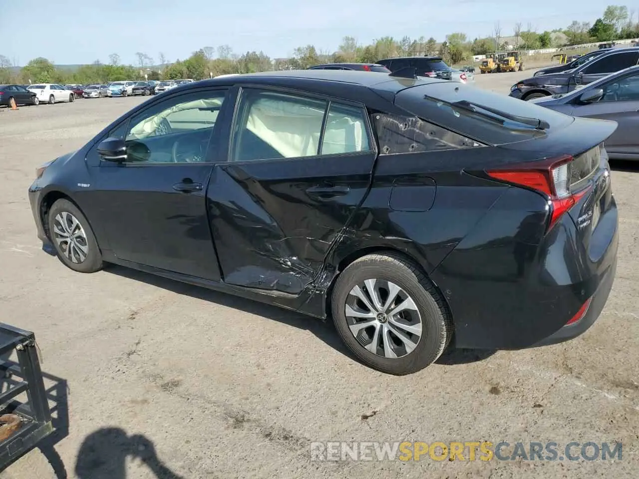 2 Photograph of a damaged car JTDL9RFUXK3006889 TOYOTA PRIUS 2019