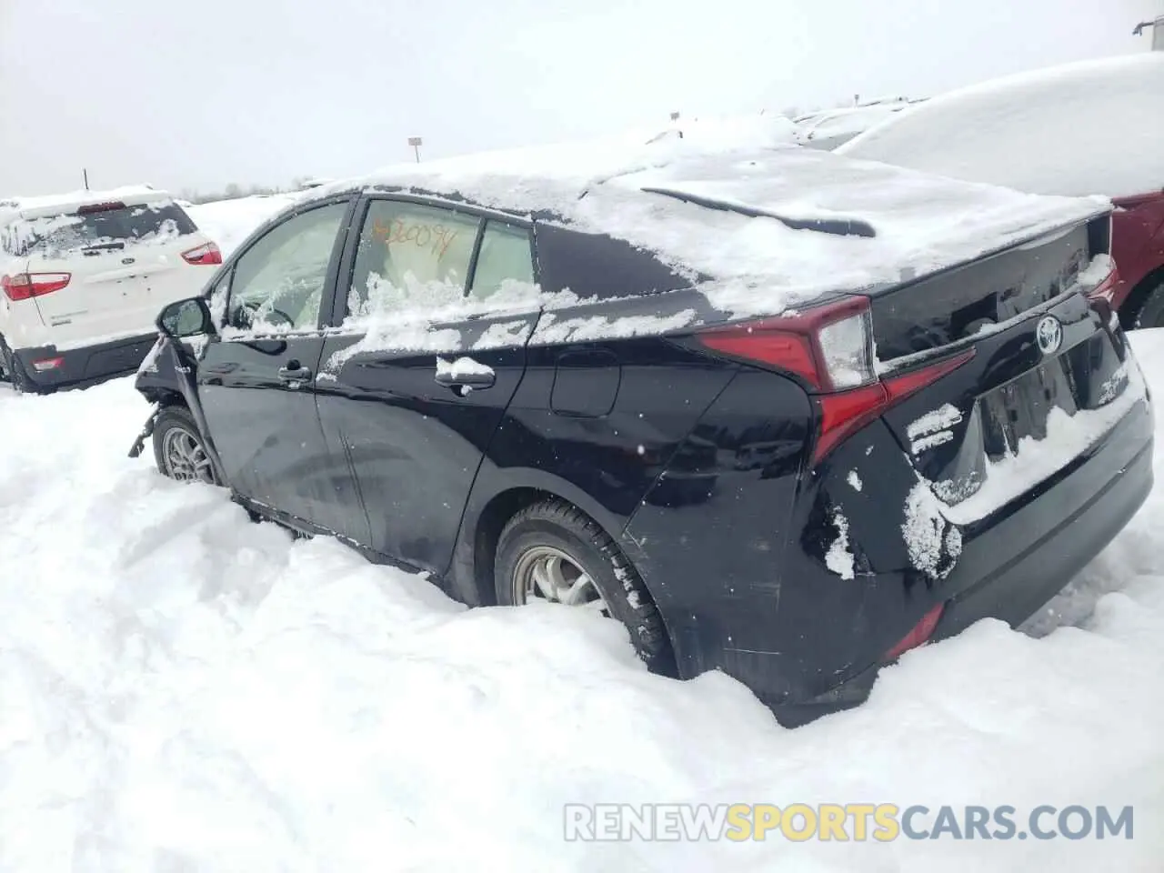 2 Photograph of a damaged car JTDL9RFUXK3009422 TOYOTA PRIUS 2019