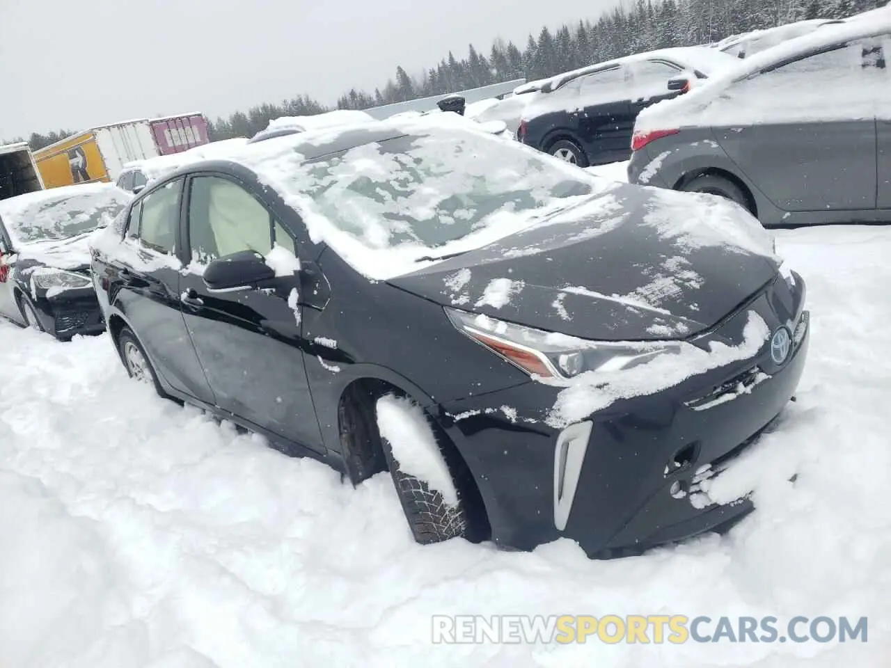 4 Photograph of a damaged car JTDL9RFUXK3009422 TOYOTA PRIUS 2019