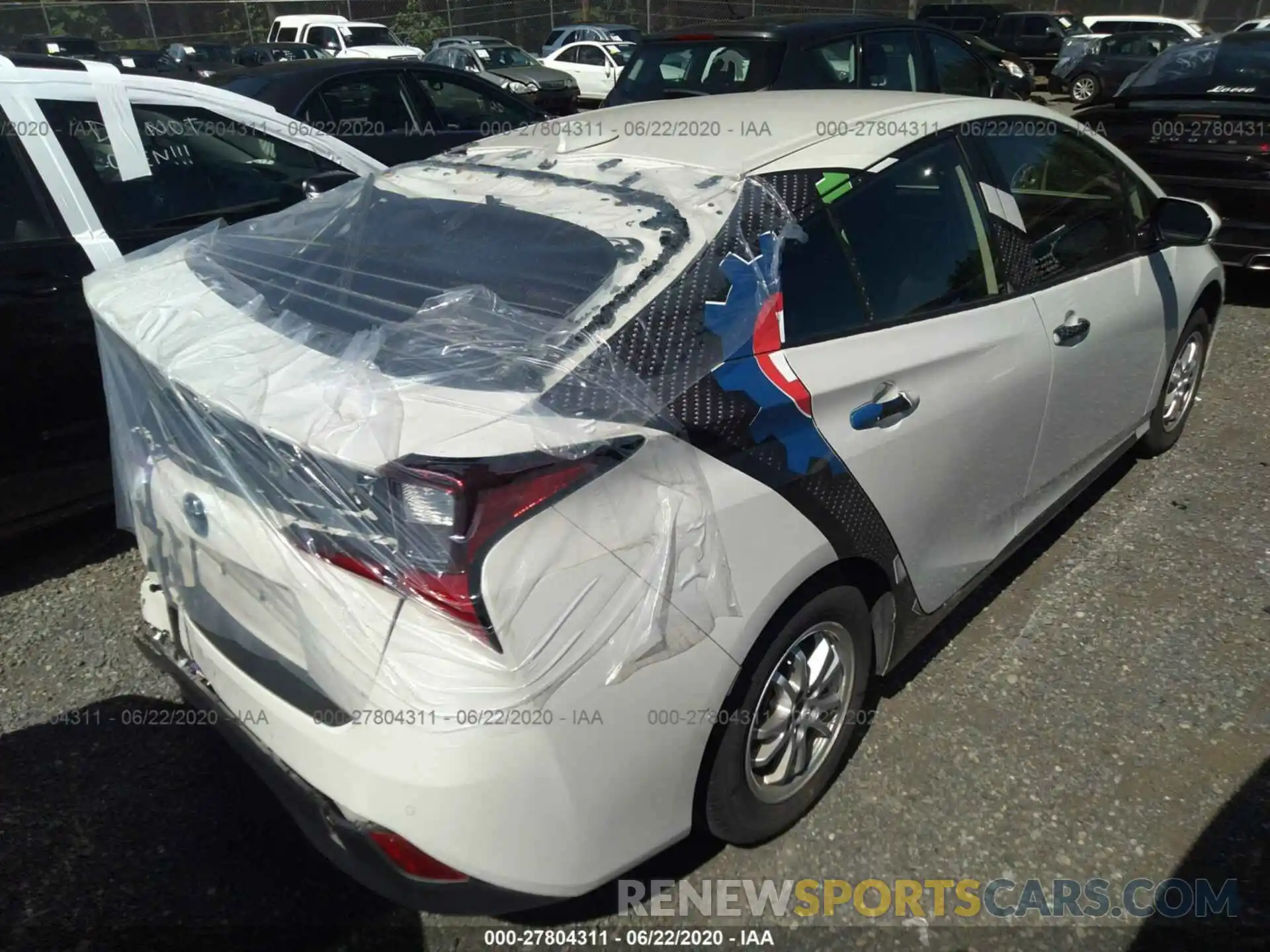 4 Photograph of a damaged car JTDL9RFUXK3012885 TOYOTA PRIUS 2019