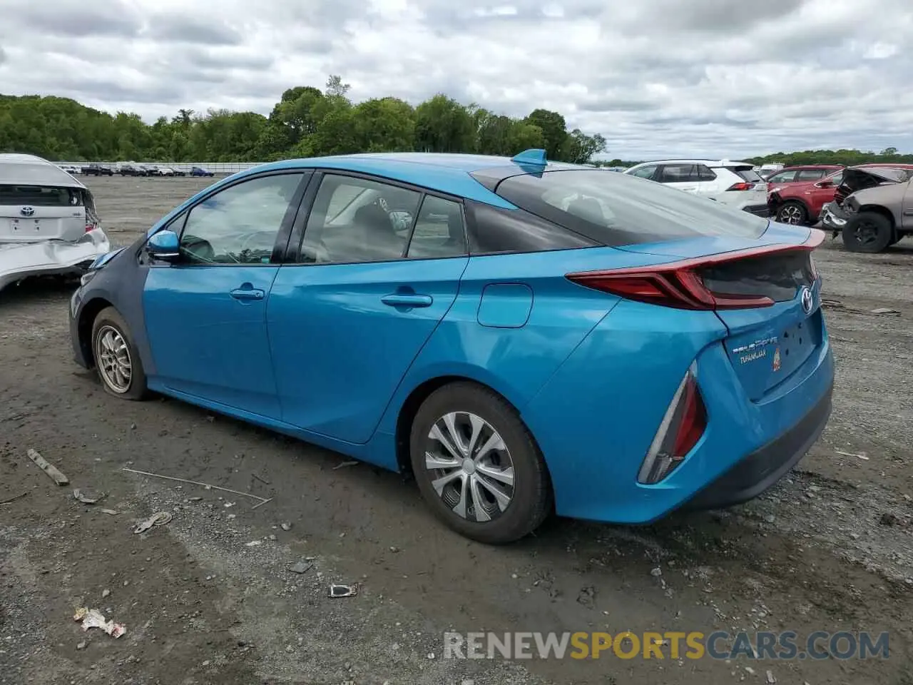 2 Photograph of a damaged car JTDKARFP0L3120902 TOYOTA PRIUS 2020