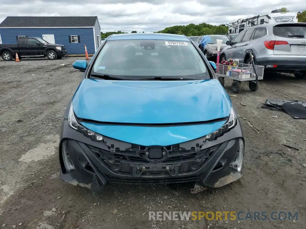 5 Photograph of a damaged car JTDKARFP0L3120902 TOYOTA PRIUS 2020