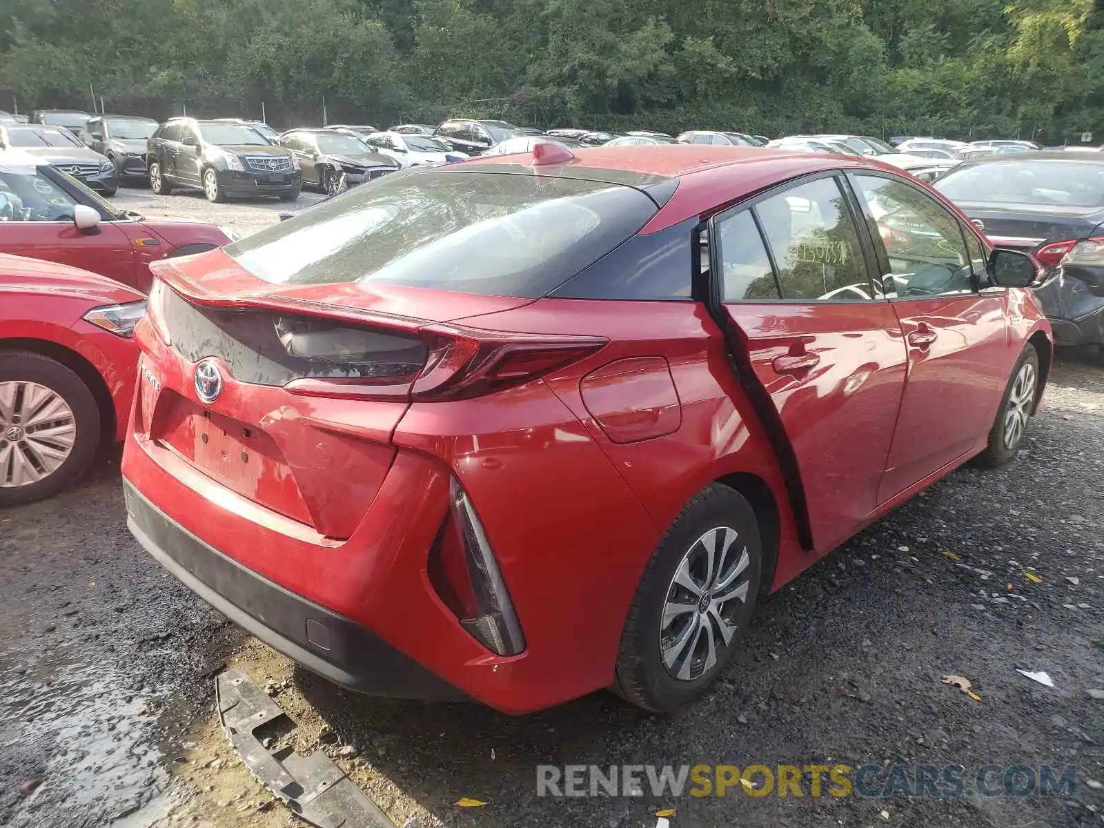 4 Photograph of a damaged car JTDKARFP0L3125775 TOYOTA PRIUS 2020