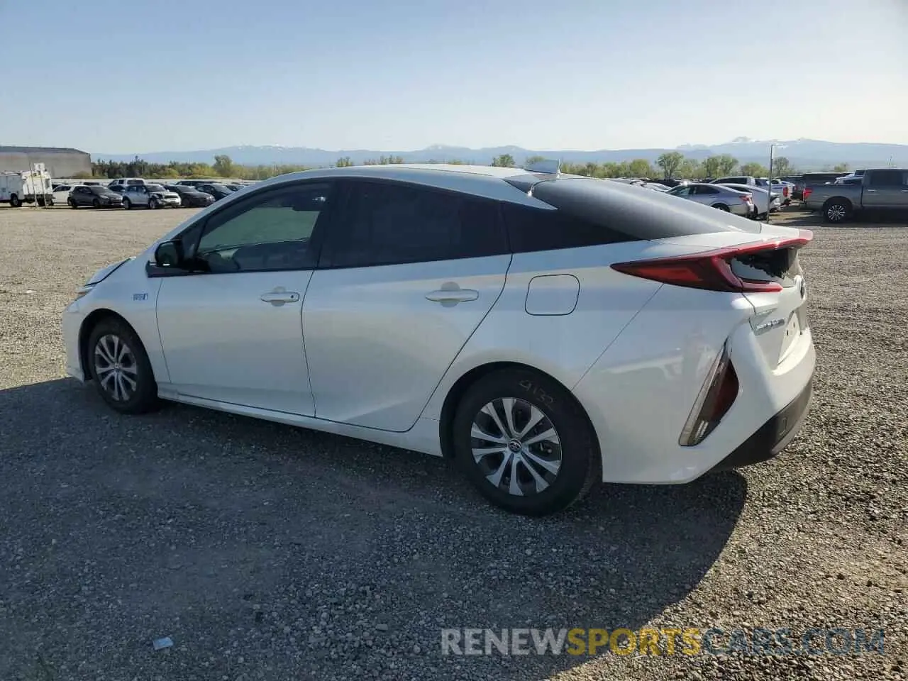 2 Photograph of a damaged car JTDKARFP0L3137604 TOYOTA PRIUS 2020