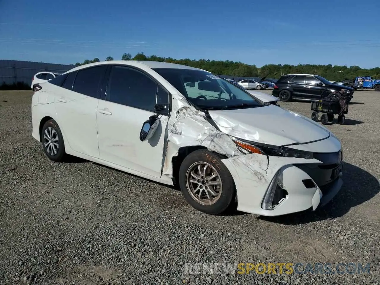 4 Photograph of a damaged car JTDKARFP0L3137604 TOYOTA PRIUS 2020