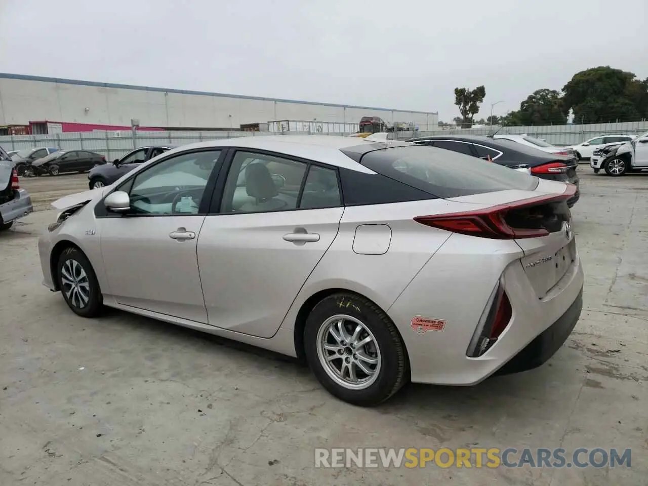 2 Photograph of a damaged car JTDKARFP0L3139790 TOYOTA PRIUS 2020