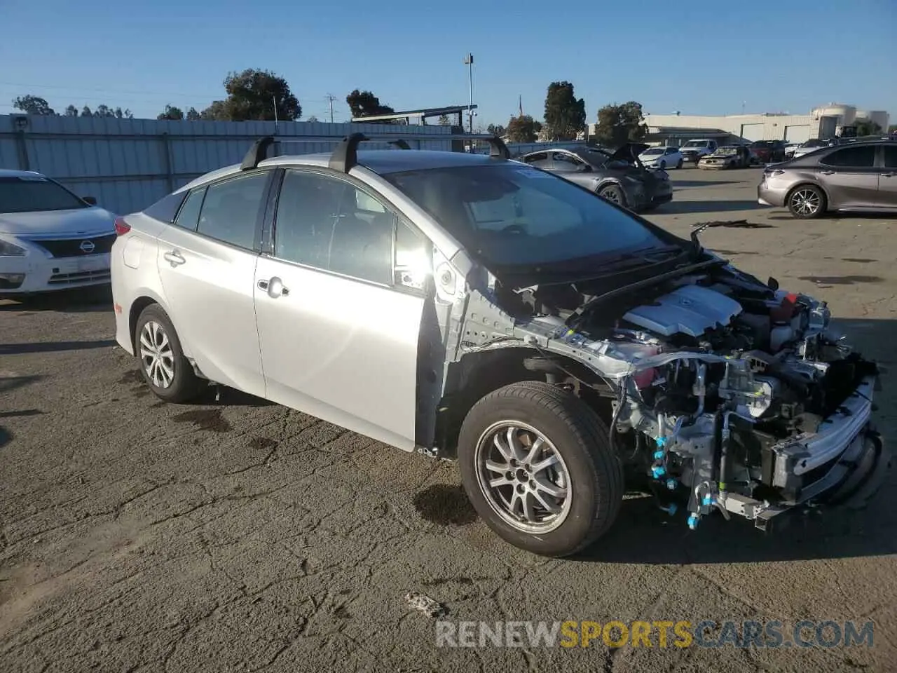 4 Photograph of a damaged car JTDKARFP0L3141782 TOYOTA PRIUS 2020