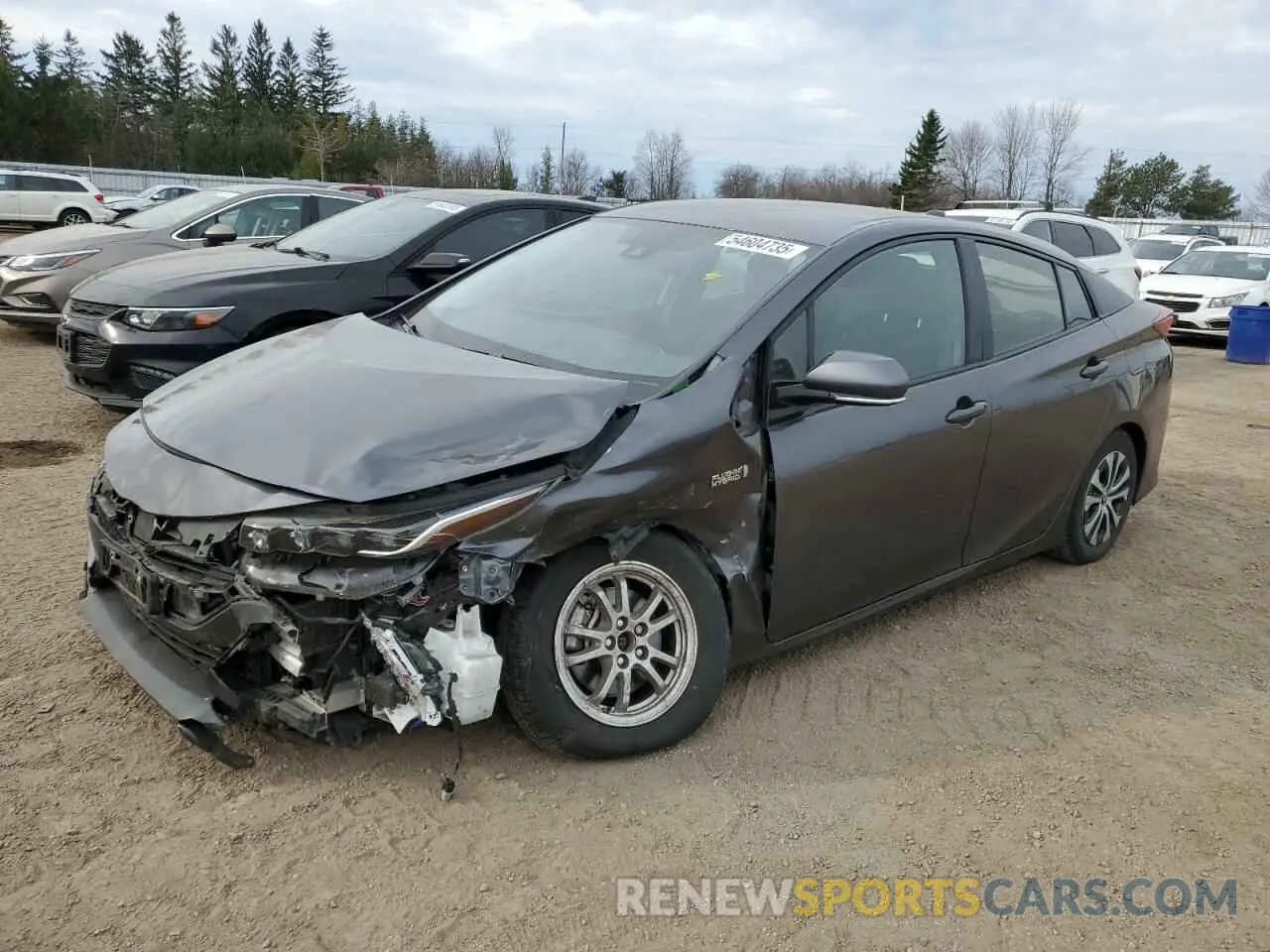 1 Photograph of a damaged car JTDKARFP0L3151485 TOYOTA PRIUS 2020