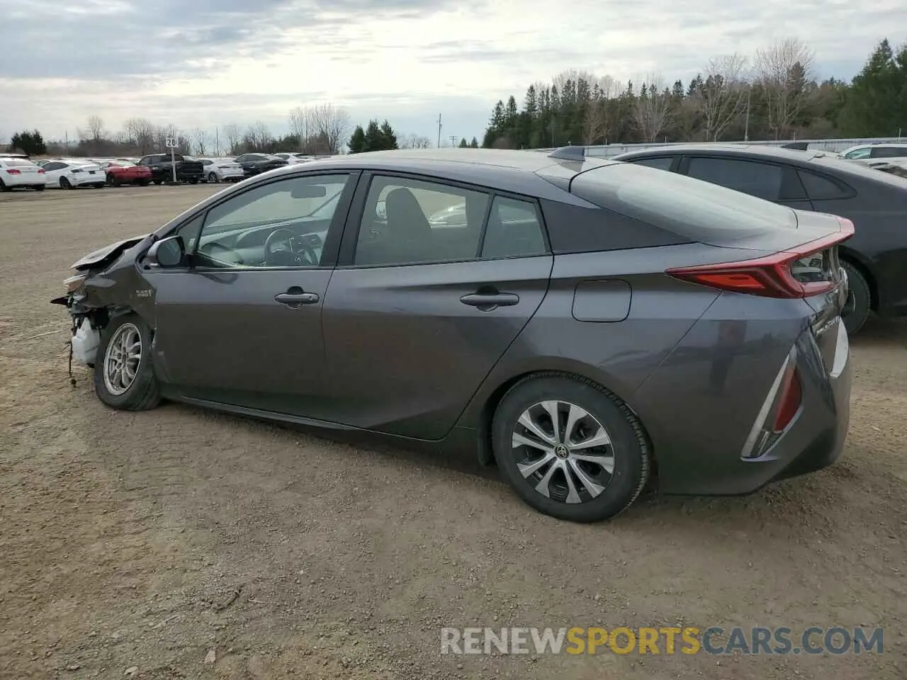 2 Photograph of a damaged car JTDKARFP0L3151485 TOYOTA PRIUS 2020