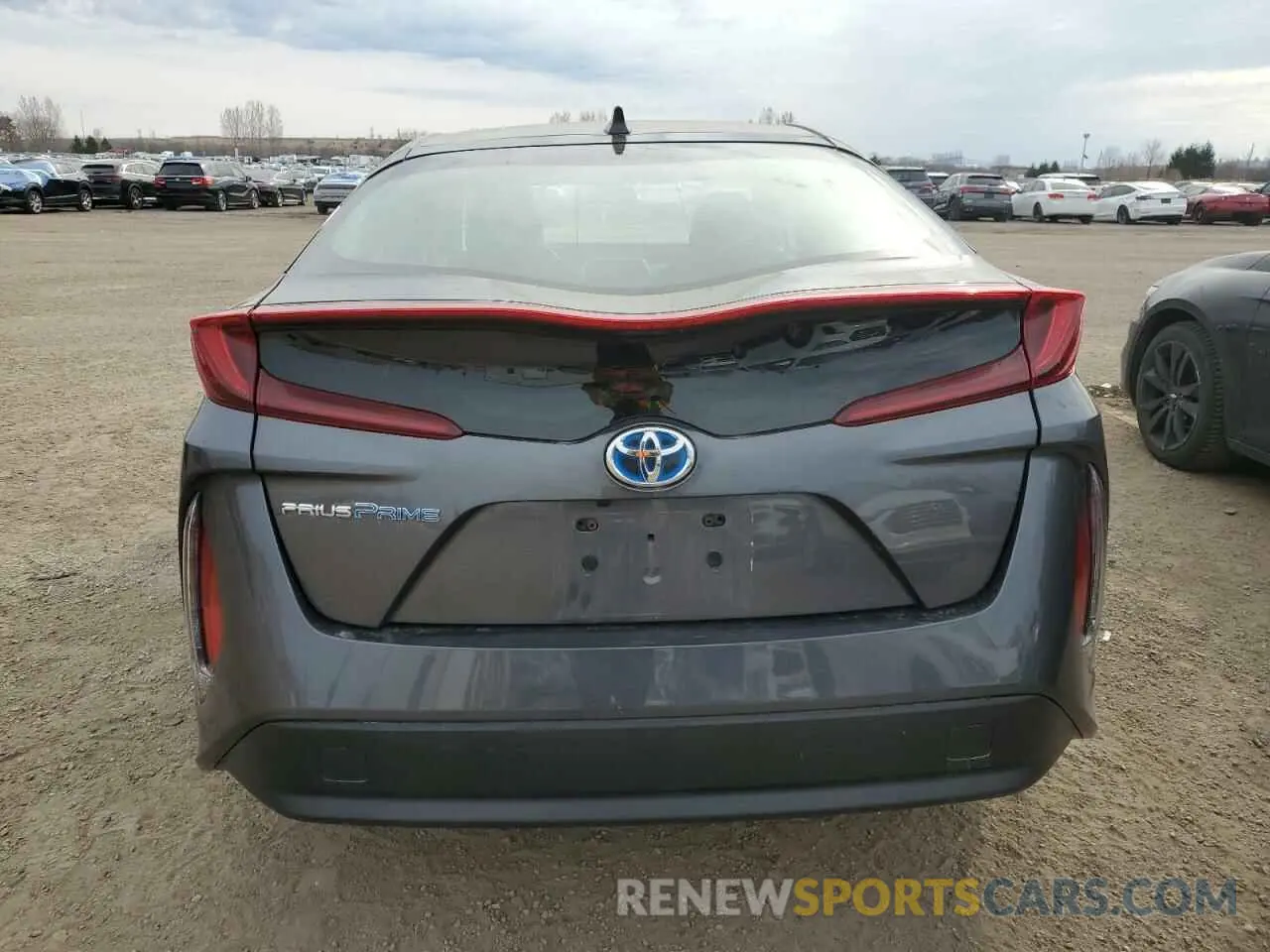 6 Photograph of a damaged car JTDKARFP0L3151485 TOYOTA PRIUS 2020