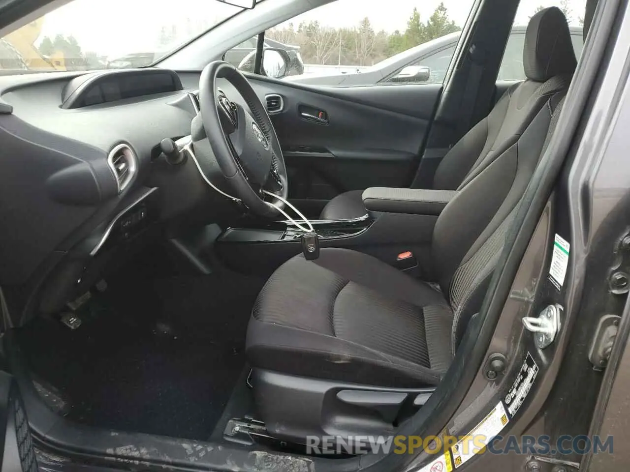 7 Photograph of a damaged car JTDKARFP0L3151485 TOYOTA PRIUS 2020