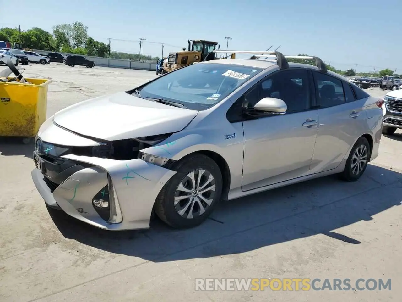 1 Photograph of a damaged car JTDKARFP0L3153107 TOYOTA PRIUS 2020
