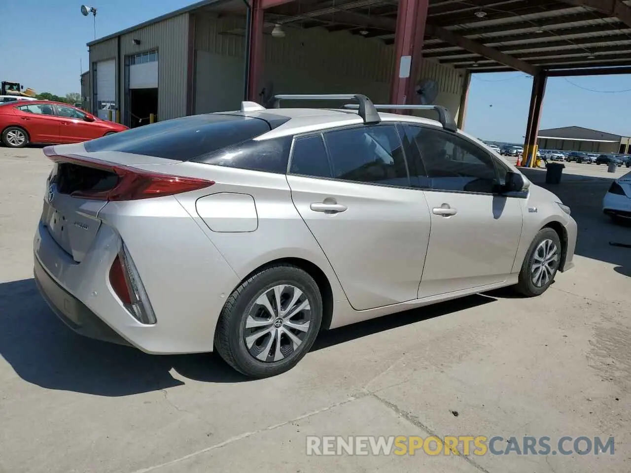 3 Photograph of a damaged car JTDKARFP0L3153107 TOYOTA PRIUS 2020