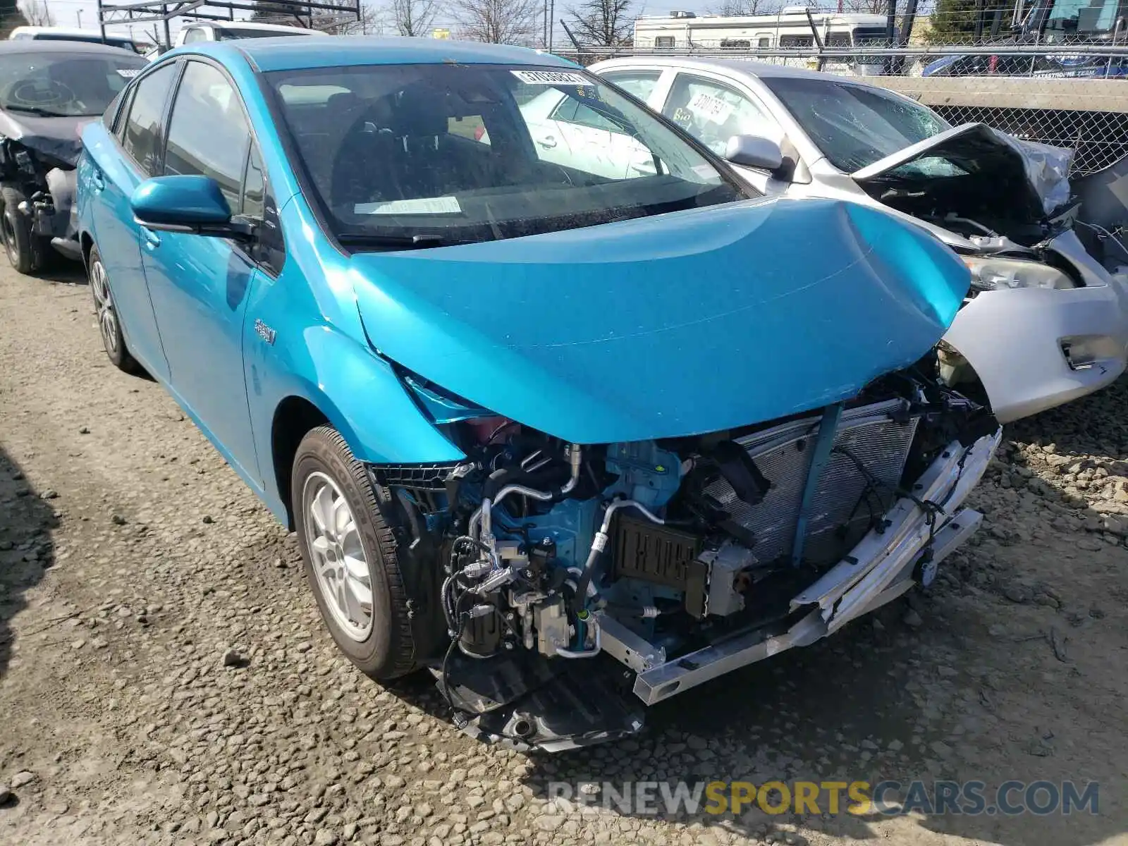 1 Photograph of a damaged car JTDKARFP1L3126952 TOYOTA PRIUS 2020