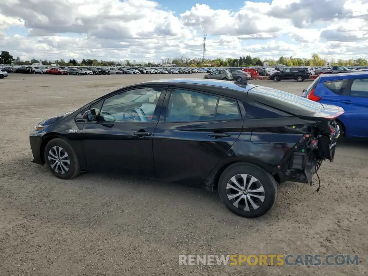 2 Photograph of a damaged car JTDKARFP1L3135408 TOYOTA PRIUS 2020