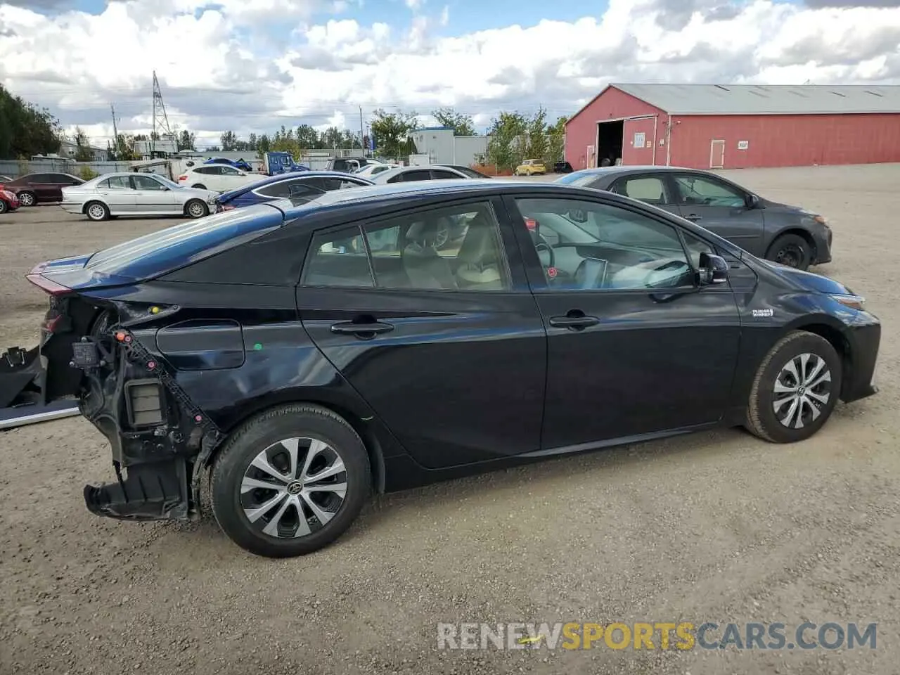 3 Photograph of a damaged car JTDKARFP1L3135408 TOYOTA PRIUS 2020