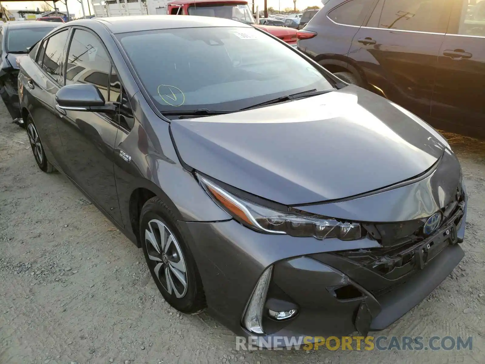 1 Photograph of a damaged car JTDKARFP1L3136915 TOYOTA PRIUS 2020