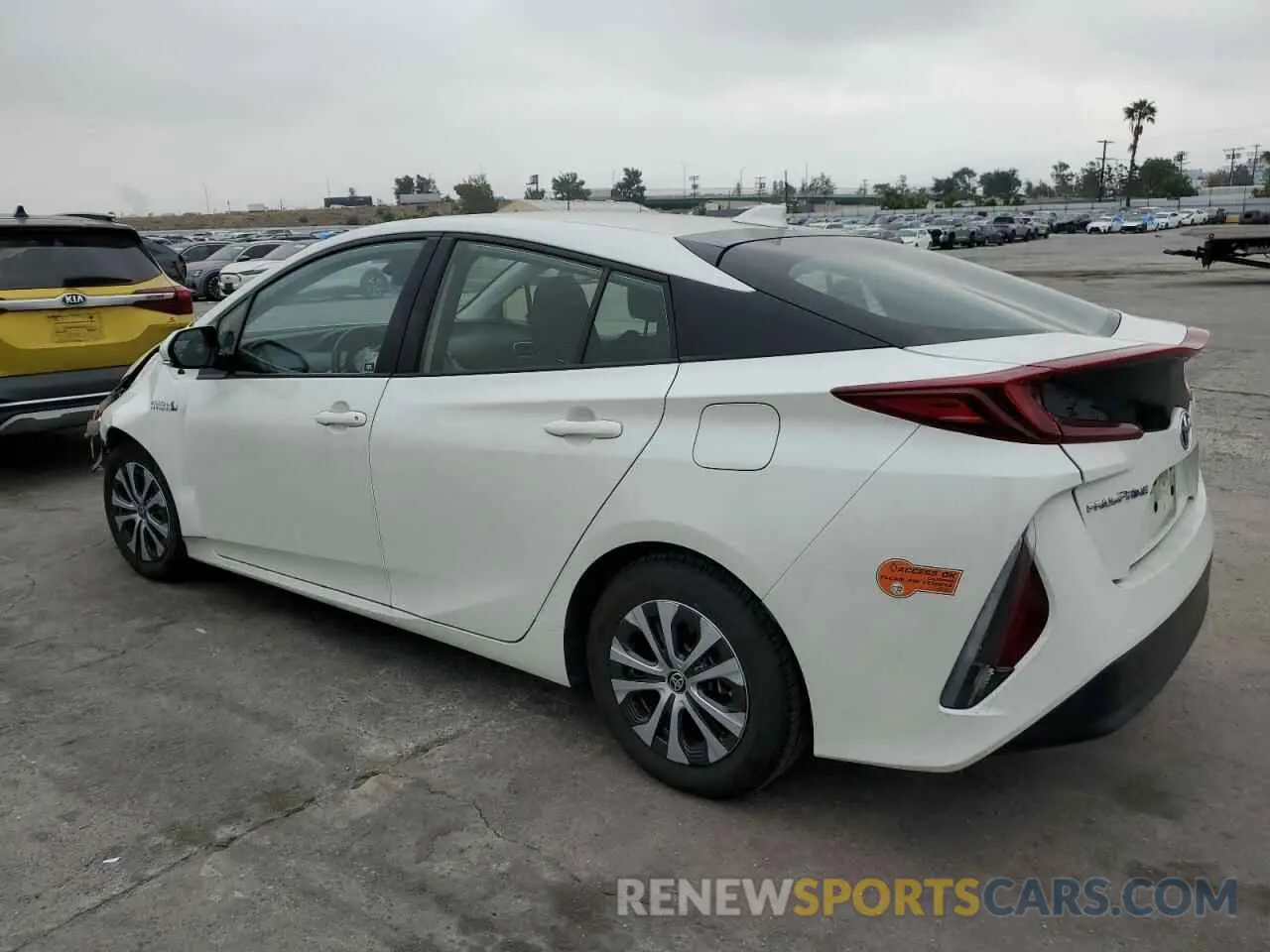 2 Photograph of a damaged car JTDKARFP1L3140351 TOYOTA PRIUS 2020