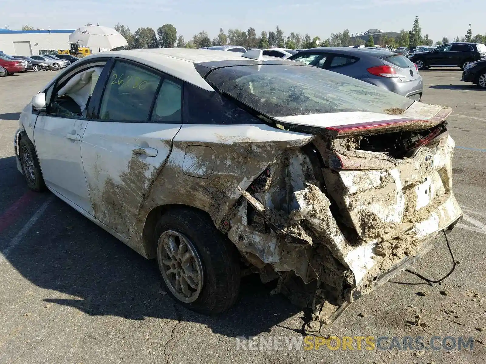 3 Photograph of a damaged car JTDKARFP1L3143234 TOYOTA PRIUS 2020