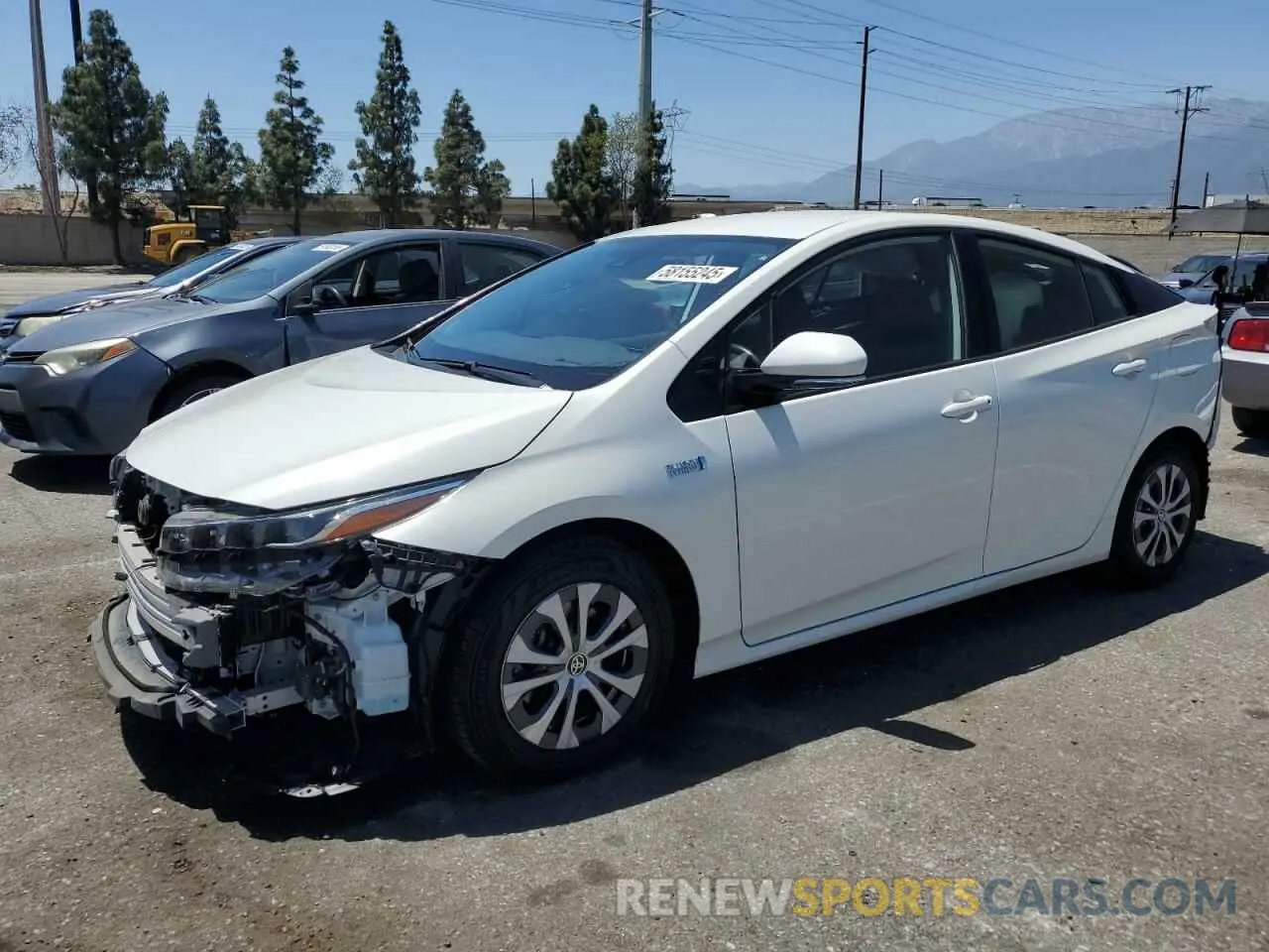1 Photograph of a damaged car JTDKARFP1L3153889 TOYOTA PRIUS 2020