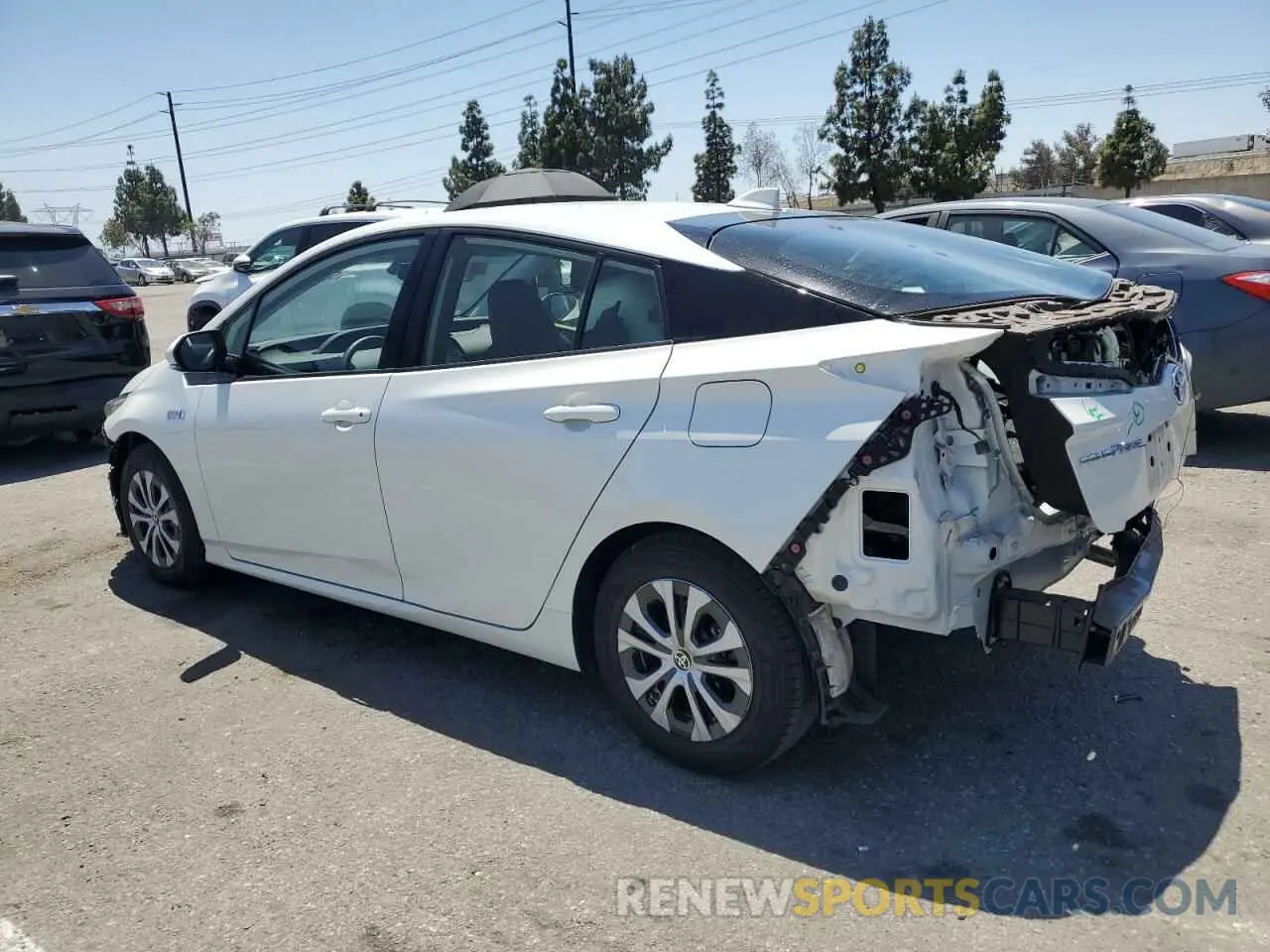 2 Photograph of a damaged car JTDKARFP1L3153889 TOYOTA PRIUS 2020