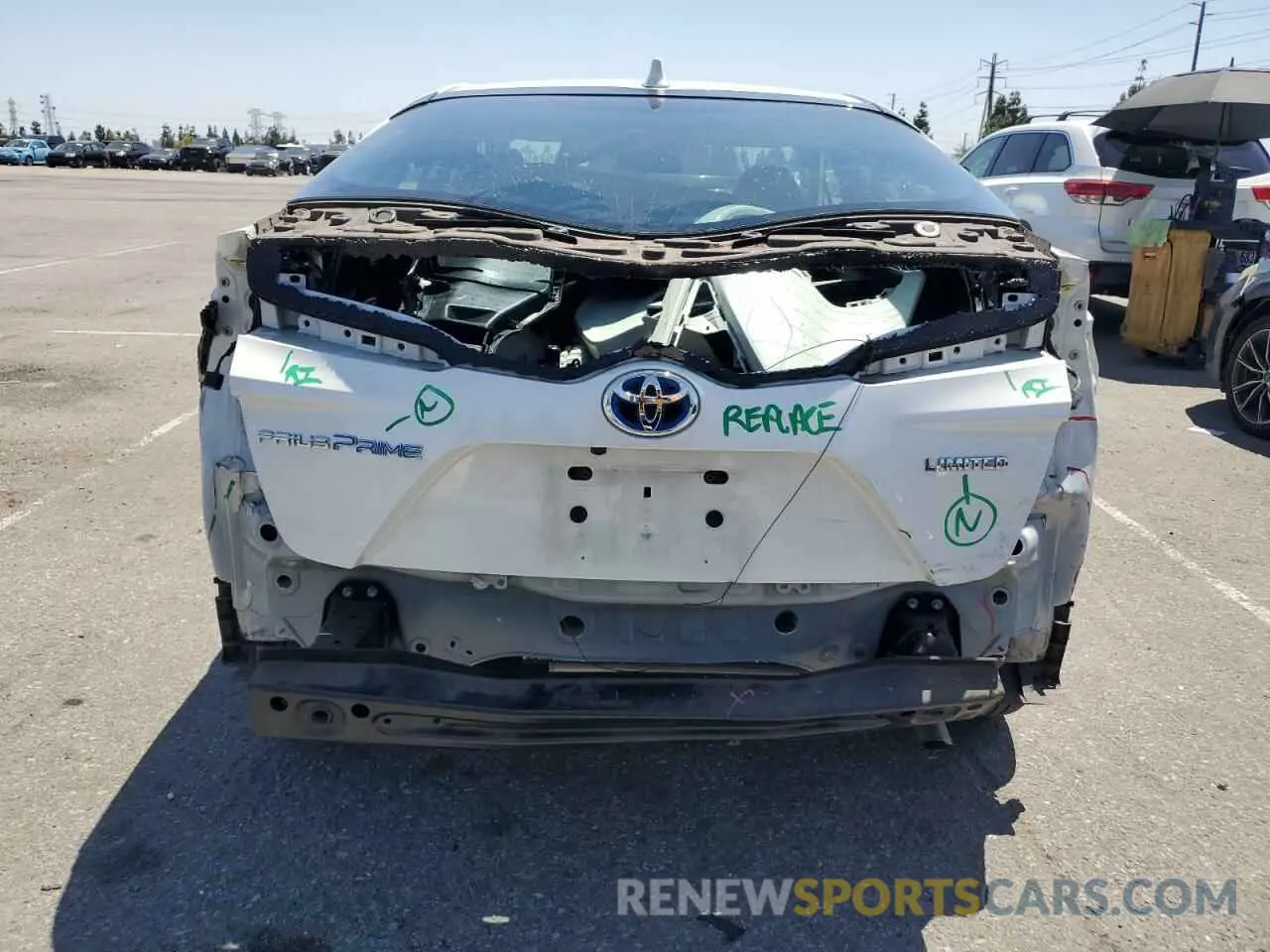 6 Photograph of a damaged car JTDKARFP1L3153889 TOYOTA PRIUS 2020