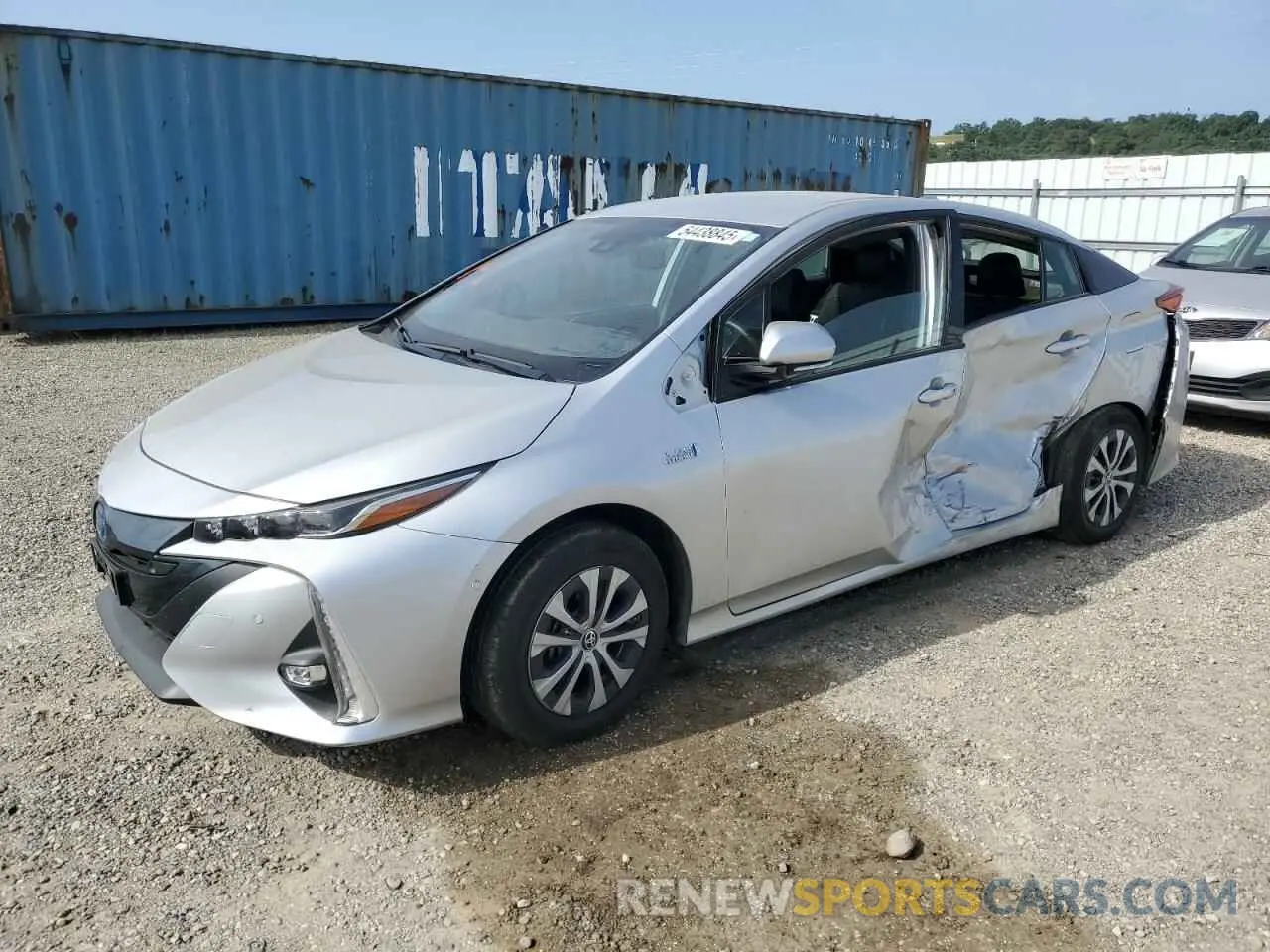 1 Photograph of a damaged car JTDKARFP1L3154833 TOYOTA PRIUS 2020
