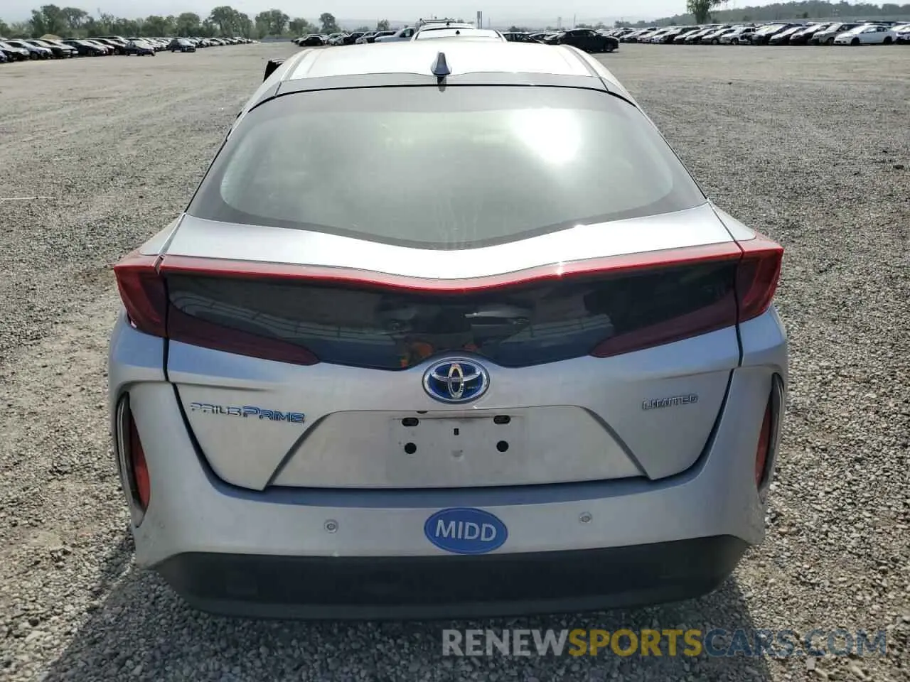 6 Photograph of a damaged car JTDKARFP1L3154833 TOYOTA PRIUS 2020