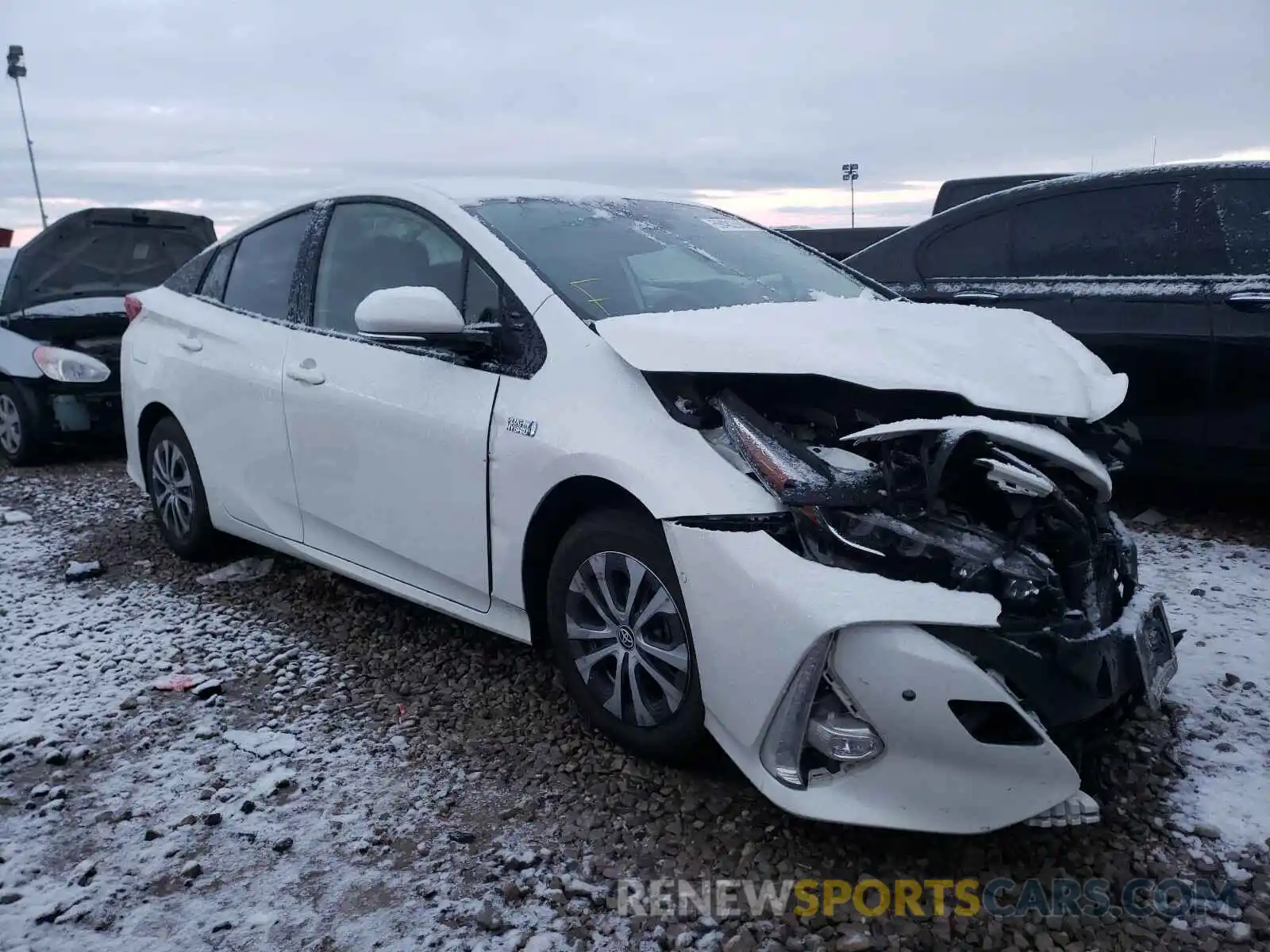 1 Photograph of a damaged car JTDKARFP2L3125003 TOYOTA PRIUS 2020