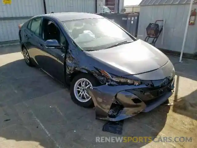 1 Photograph of a damaged car JTDKARFP2L3129746 TOYOTA PRIUS 2020