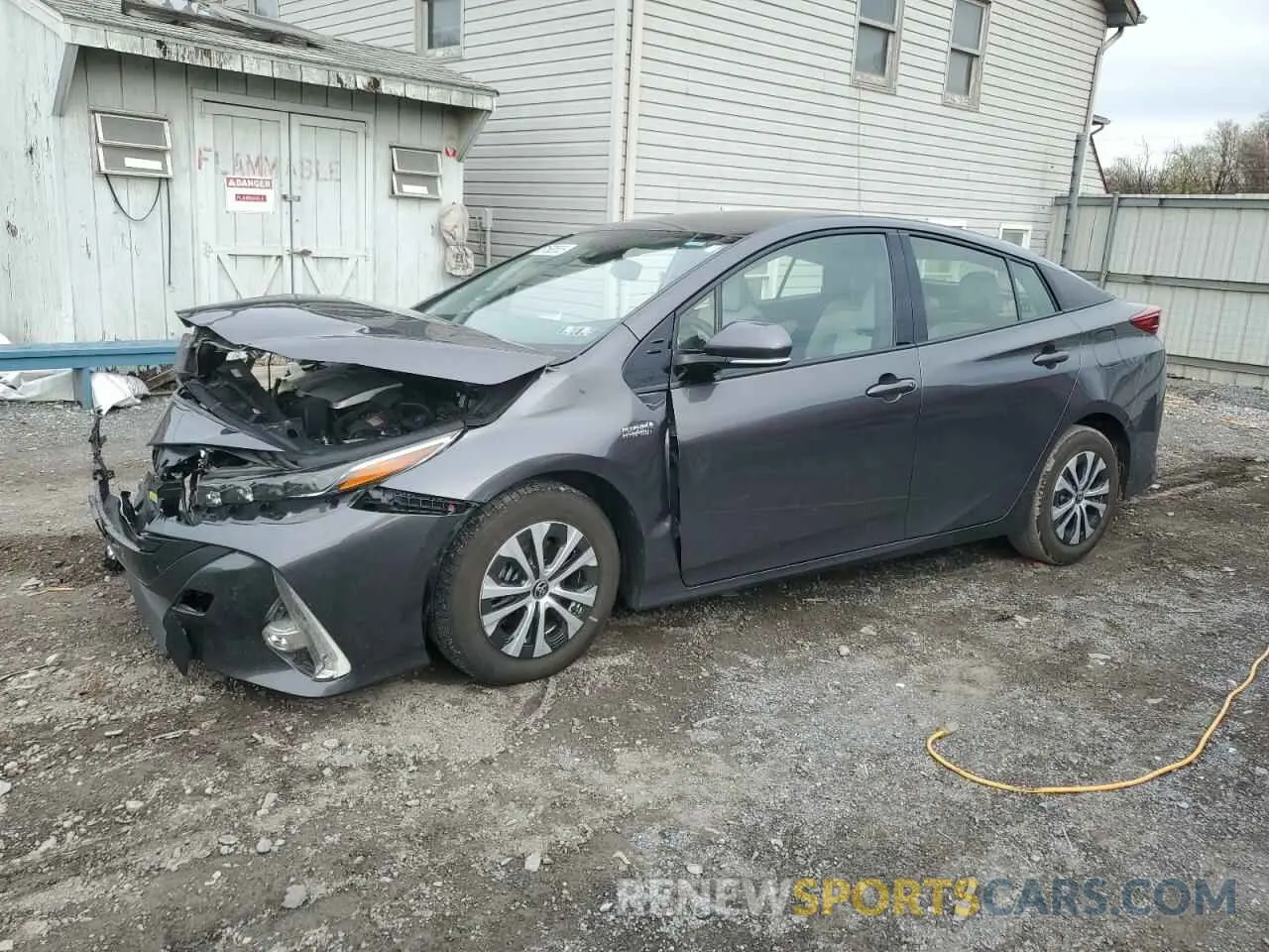 1 Photograph of a damaged car JTDKARFP2L3133408 TOYOTA PRIUS 2020