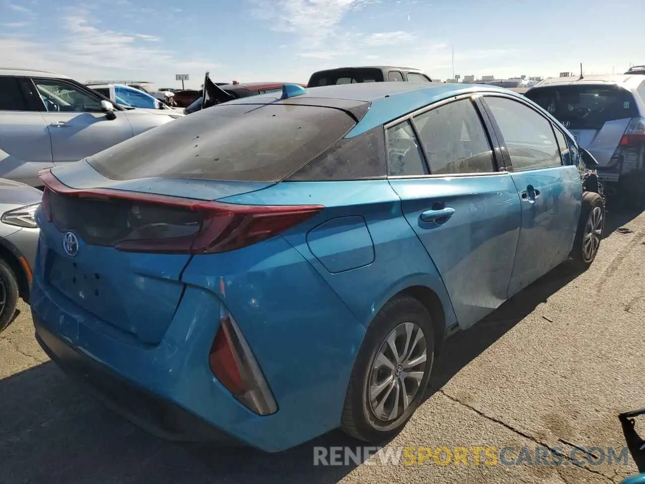 3 Photograph of a damaged car JTDKARFP2L3135790 TOYOTA PRIUS 2020