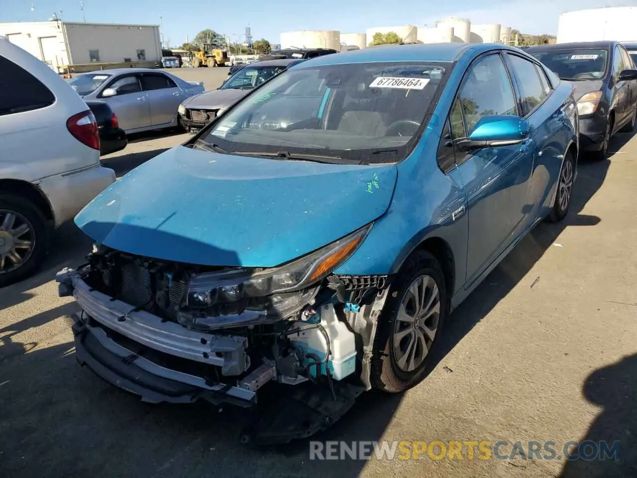 4 Photograph of a damaged car JTDKARFP2L3135790 TOYOTA PRIUS 2020