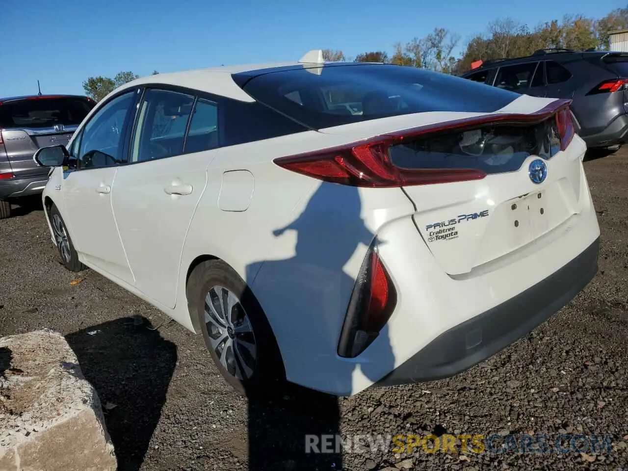 2 Photograph of a damaged car JTDKARFP2L3138656 TOYOTA PRIUS 2020