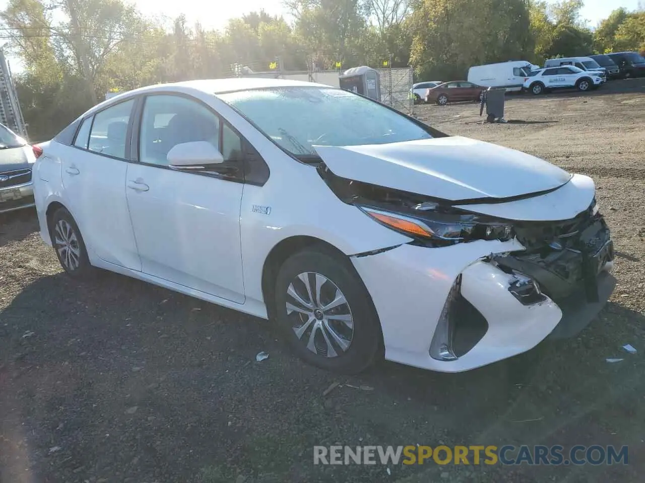4 Photograph of a damaged car JTDKARFP2L3138656 TOYOTA PRIUS 2020