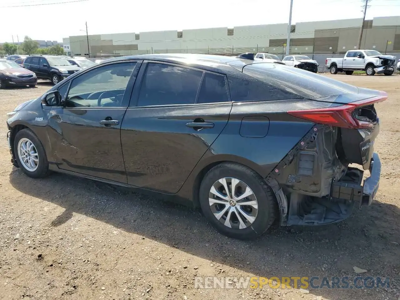 2 Photograph of a damaged car JTDKARFP2L3149883 TOYOTA PRIUS 2020