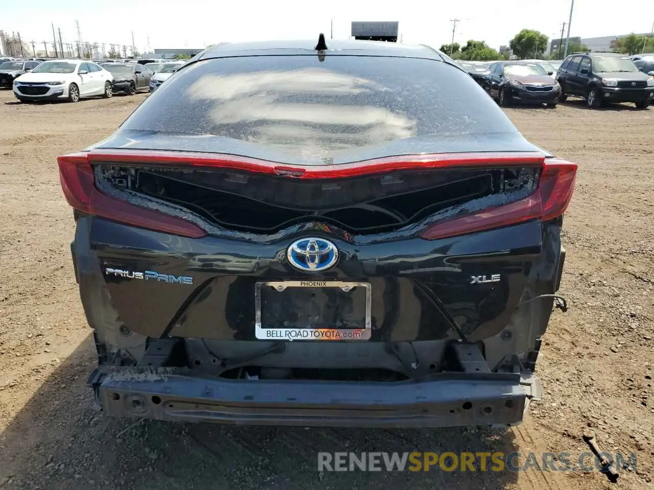 6 Photograph of a damaged car JTDKARFP2L3149883 TOYOTA PRIUS 2020