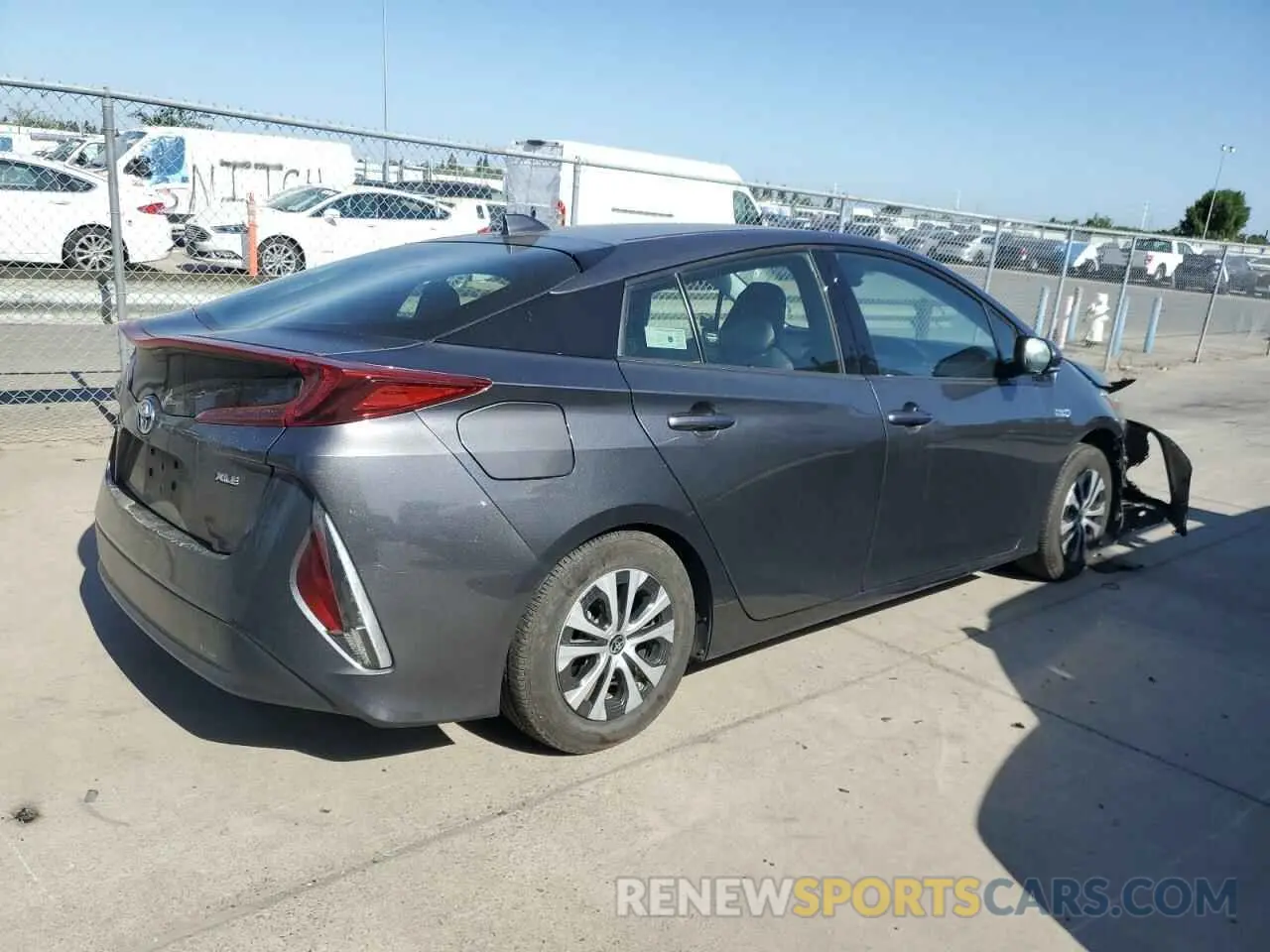 3 Photograph of a damaged car JTDKARFP3L3120926 TOYOTA PRIUS 2020