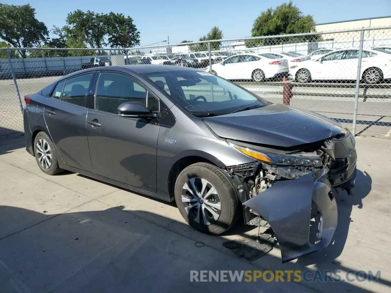 4 Photograph of a damaged car JTDKARFP3L3120926 TOYOTA PRIUS 2020