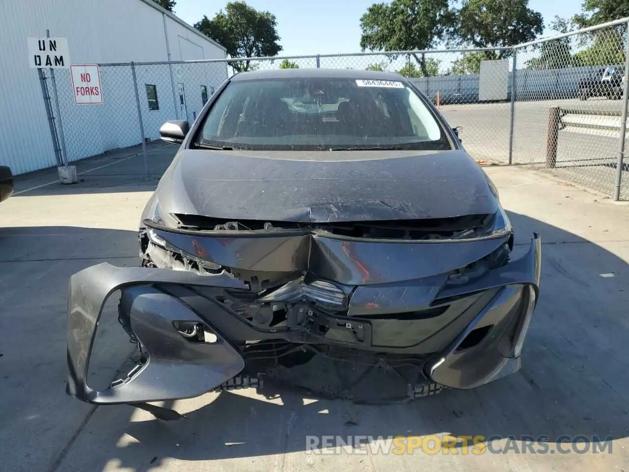 5 Photograph of a damaged car JTDKARFP3L3120926 TOYOTA PRIUS 2020