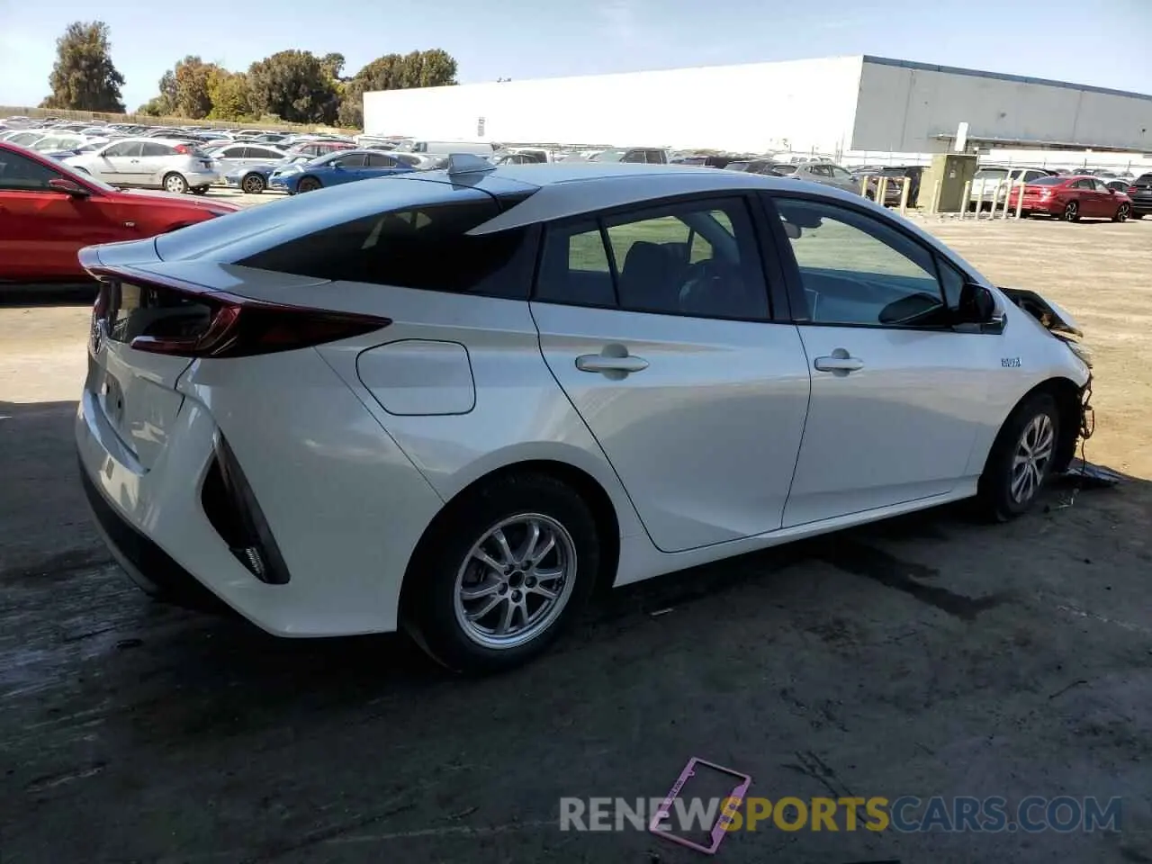 3 Photograph of a damaged car JTDKARFP3L3126919 TOYOTA PRIUS 2020