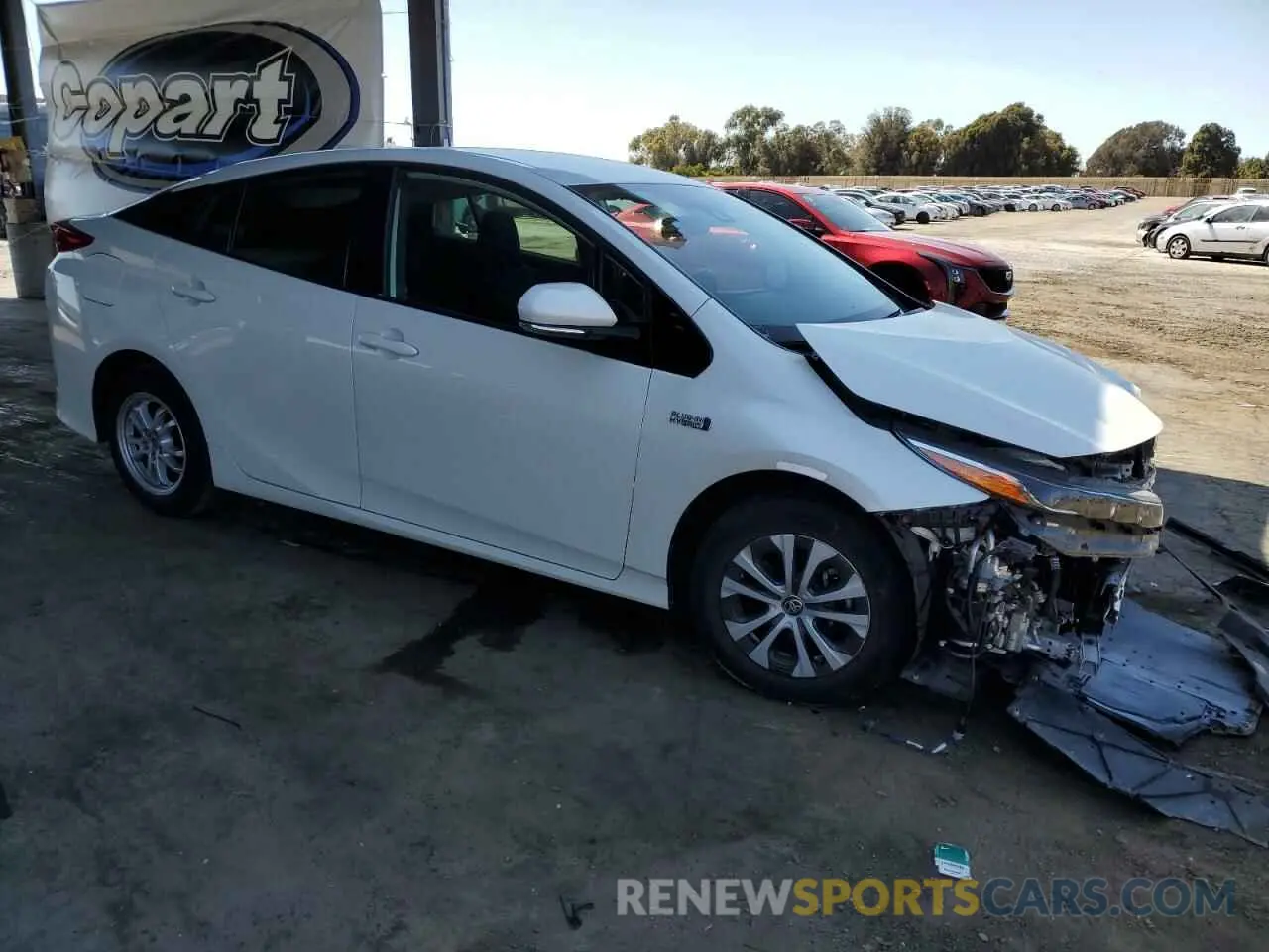 4 Photograph of a damaged car JTDKARFP3L3126919 TOYOTA PRIUS 2020