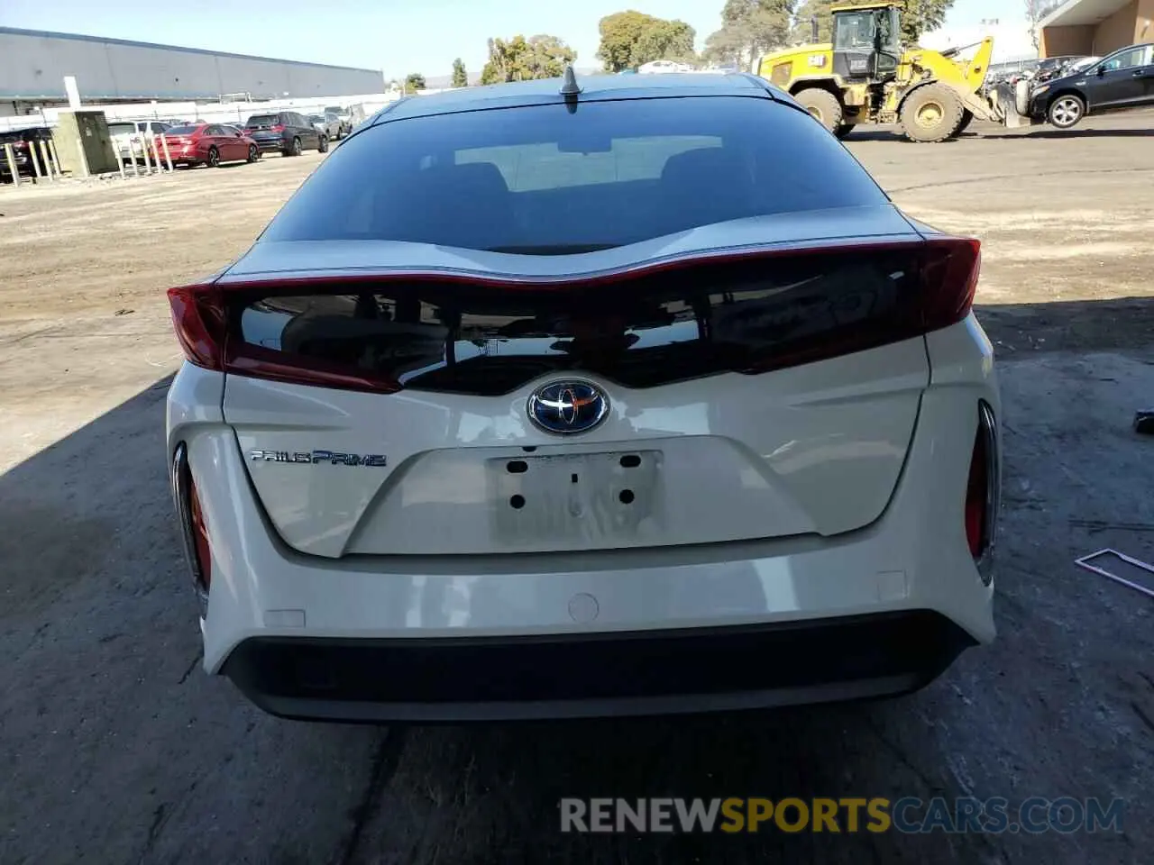6 Photograph of a damaged car JTDKARFP3L3126919 TOYOTA PRIUS 2020