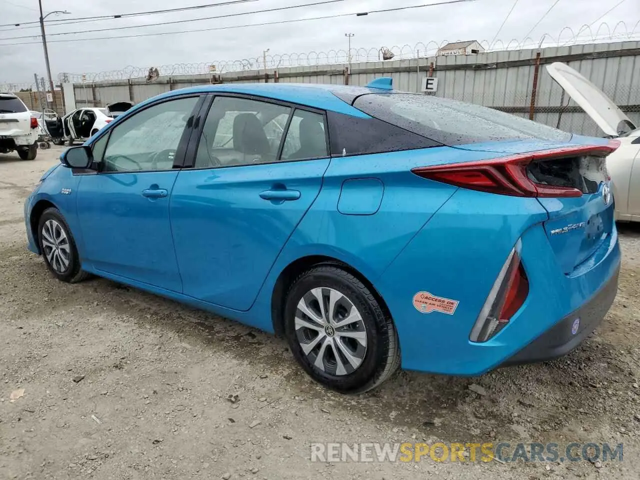 2 Photograph of a damaged car JTDKARFP3L3137757 TOYOTA PRIUS 2020