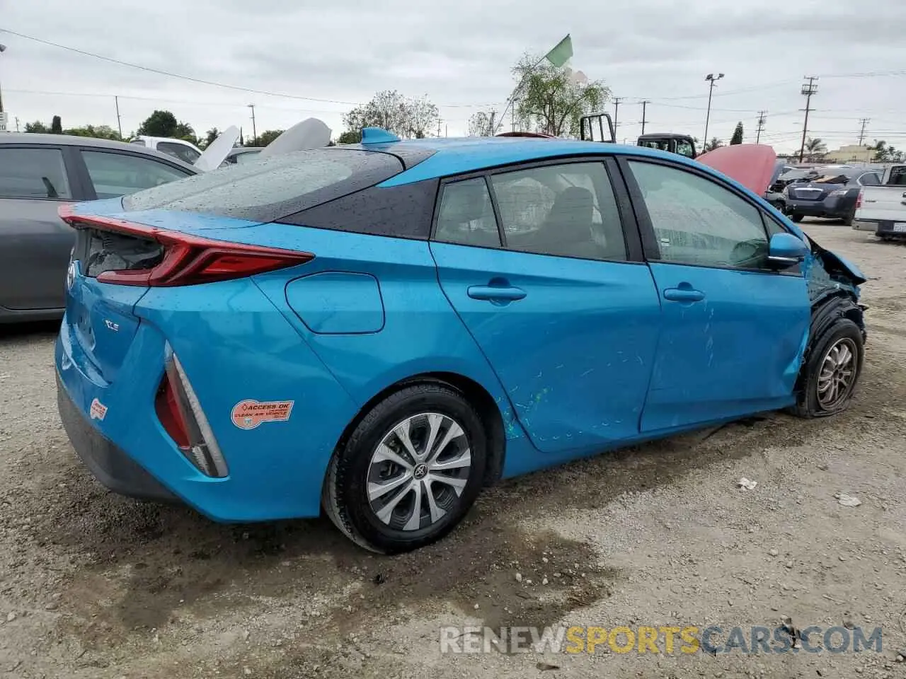 3 Photograph of a damaged car JTDKARFP3L3137757 TOYOTA PRIUS 2020